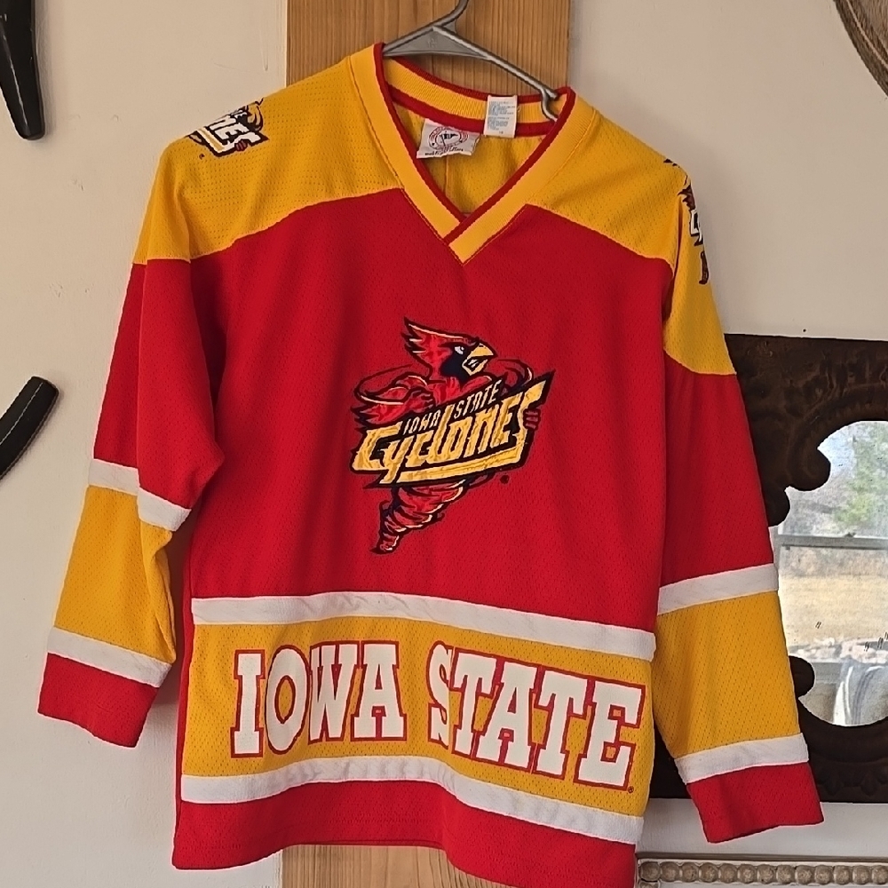 Iowa State Cyclones Red and Yellow Youth Jersey